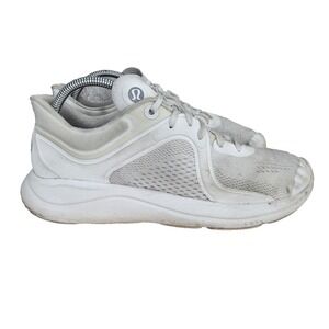 Lululemon  Chargefeel Workout Running Shoes Womens 9.5 White Sneakers‎ Trainers
